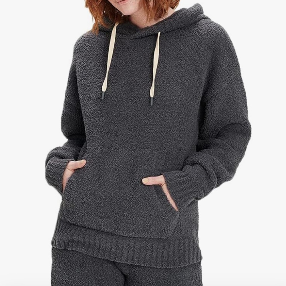 UGG Gray Oversized Long Sleeve Hoodie